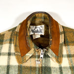 Vintage 70's Woolrich Plaid Shirt Jacket