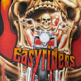 Vintage Y2K Easyriders Skull Biker Faded T-Shirt