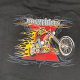 Vintage Y2K Easyriders Flaming Biker T-Shirt