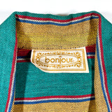 Vintage 80's Bonjour Striped Southwestern Chore Blazer