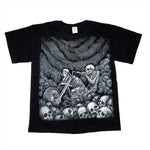 Vintage Y2K Skull Biker Motorcycle T-Shirt