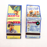 Vintage 1992 Camel The Hard Pack Lot of 2 Matchbooks