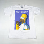 Vintage 1995 Homer Got Beer Simpsons Stanley Desantis T-Shirt