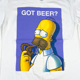 Vintage 1995 Homer Got Beer Simpsons Stanley Desantis T-Shirt