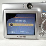 Modern 2007 Canon PowerShot SD500 Digital ELPH 7.1MP Digital Camera