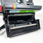 Vintage 80's Polaroid OneStep 600 Rainbow Stripe Instant Film Camera