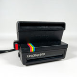 Vintage 80's Polaroid OneStep 600 Rainbow Stripe Instant Film Camera