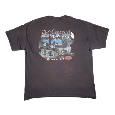Modern 2013 Harley Davidson Richmond Poe Museum T-Shirt