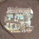 Modern 2013 Harley Davidson Richmond Poe Museum T-Shirt