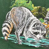 Vintage 90's Raccoons Nature Animal T-Shirt