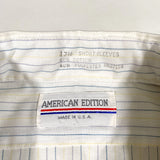 Vintage 80's American Edition Striped Button Up Shirt