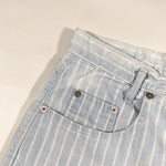 Vintage 90's Guess Pinstripe Baggy Shorts