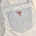 Vintage 90's Guess Pinstripe Baggy Shorts