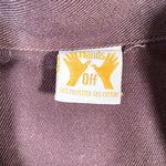 Vintage 80's Hands Off Brown Jacket