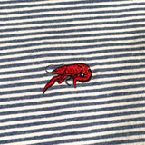 Vintage 90's Cajun Clothing Crawfish Striped T-Shirt