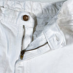 Vintage 80's Levis White Denim Shorts