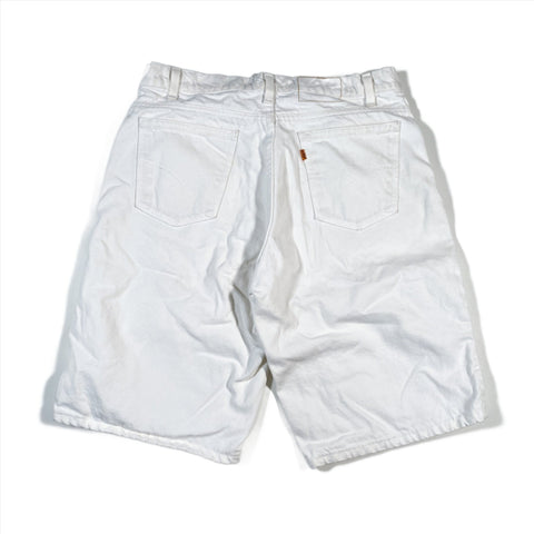 Vintage 80's Levis White Denim Shorts