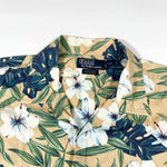 Vintage 90's Polo Ralph Lauren Floral Loop Collar Cotton Button Down Shirt
