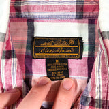 Vintage 90's Eddie Bauer Plaid Button Up Shirt