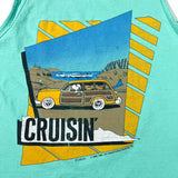 Vintage 90's Snoopy Cruisin' Beach Tank Top