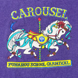 Vintage 90's Carousel Punkhou School Carnival Horse T-Shirt