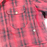 Vintage 40's Woolrich Mackinaw Buffalo Plaid Wool Barn Chin Strap Jacket