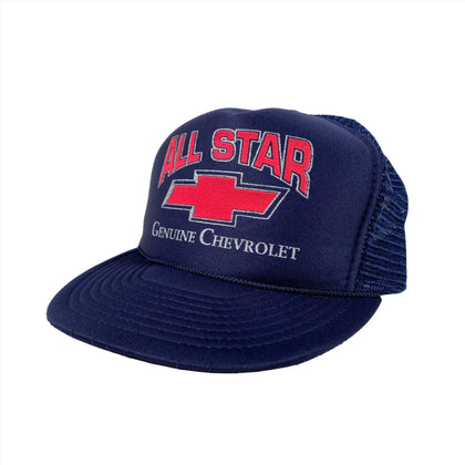 Vintage 80's All Star Genuine Chevy Trucker Hat