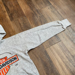 Vintage 1990 Harley Davidson 3D Emblem Hoodie Sweatshirt