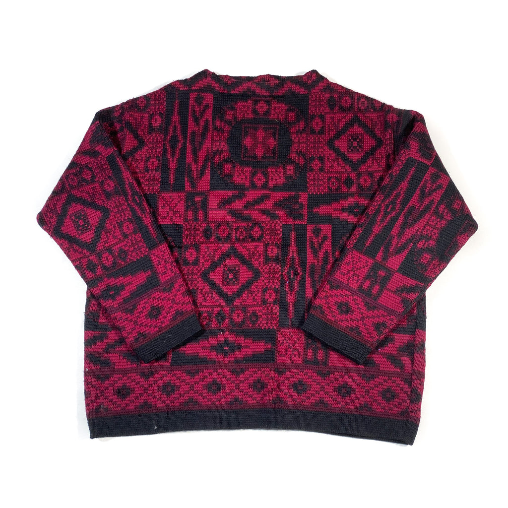 Black Aztec Sweater