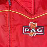 Vintage 70's Red P.A.G. Corn Logo Western Windbreaker Jacket