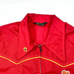 Vintage 70's Red P.A.G. Corn Logo Western Windbreaker Jacket