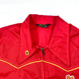 Vintage 70's Red P.A.G. Corn Logo Western Windbreaker Jacket