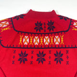 Vintage 70's JCPenney Nordic Winter Snowflake Sweater