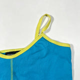 Vintage Y2K Xhilaration Blue Contrast Trim Cami Tank Top