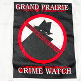 Vintage 90s Grand Prairie Crime Watch T-Shirt