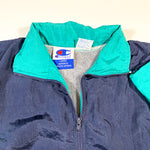 Vintage 90's Champion Color Block Windbreaker Jacket