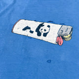 Vintage Y2K Enjoi Panda Lighter Skateboard Graphic T-Shirt