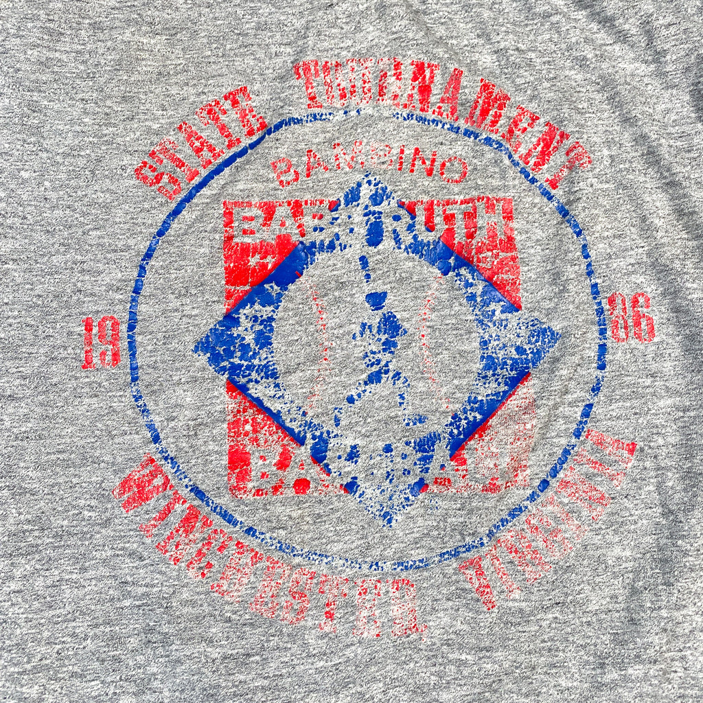 Babe Ruth T 206 Vintage 1986 Babe Ruth Baseball Tournament T-Shirt – CobbleStore Vintage
