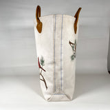 Vintage 90's LL Bean Printed Cardinal, Chickadee & Pine Tote Bag