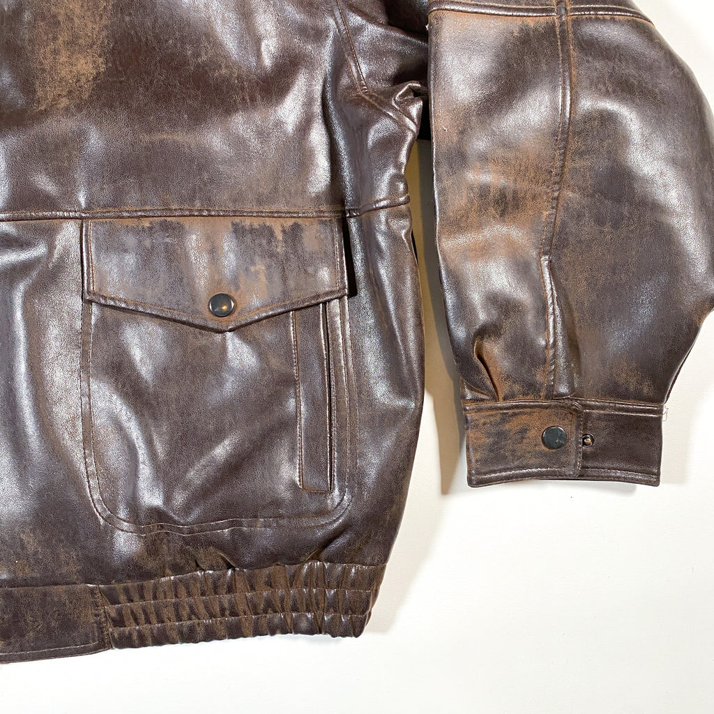 Vintage 80's Mountain Club Brown Leather Jacket – CobbleStore Vintage