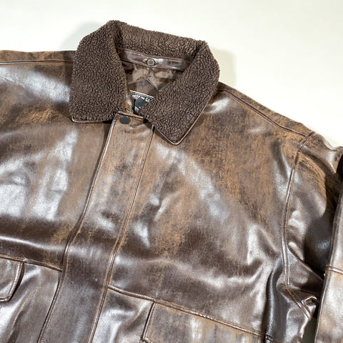 Vintage 80's Mountain Club Brown Leather Jacket – CobbleStore Vintage