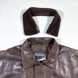 Vintage 80's Mountain Club Brown Leather Jacket