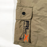 Vintage Y2K RLX Ralph Lauren Cargo Swim Trunks Olive Green Utility Shorts