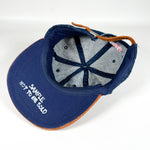 Vintage 90's Levi's “Legends Never Die” Denim & Suede Sample Hat
