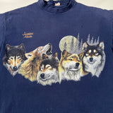 Vintage 90's Juneau Alaska Wolves Graphic T-Shirt