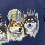 Vintage 90's Juneau Alaska Wolves Graphic T-Shirt