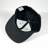 Vintage 90's Levi Strauss Black Chenille Sample Snapback Hat