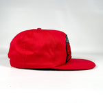Vintage 90's Levi Strauss Red Chenille Sample Snapback Hat