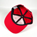 Vintage 90's Levi Strauss Red Chenille Sample Snapback Hat