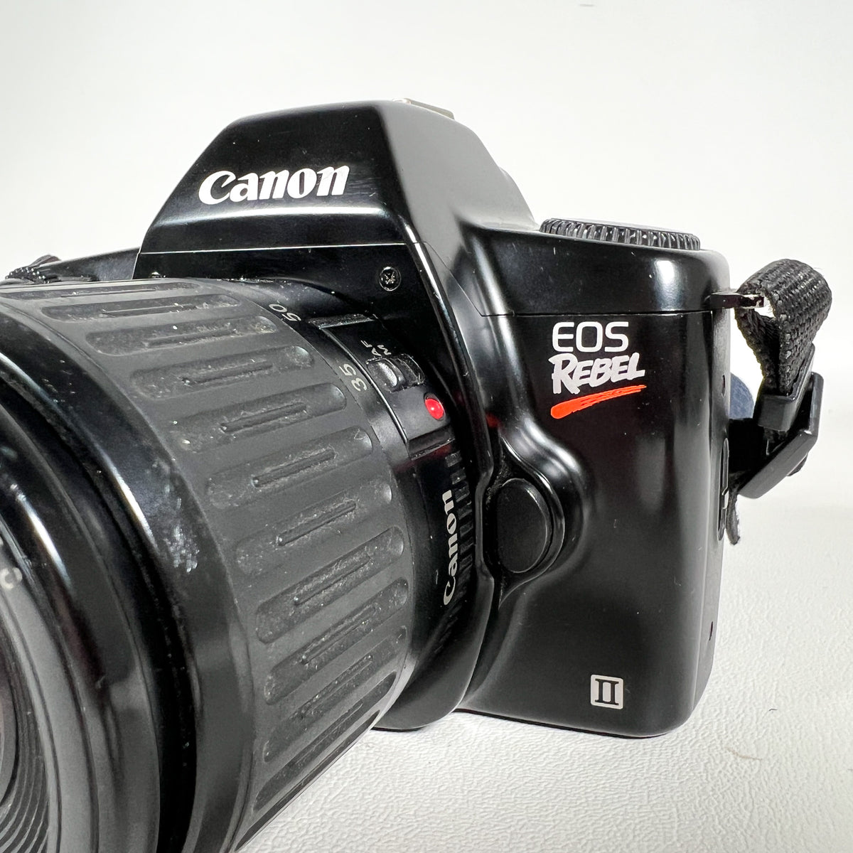 Vintage 1992 Canon EOS Rebel II 35mm SLR Film Camera – CobbleStore Vintage